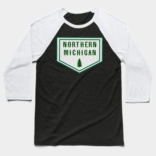 Northern Michigan - (distressed) Baseball T-Shirt